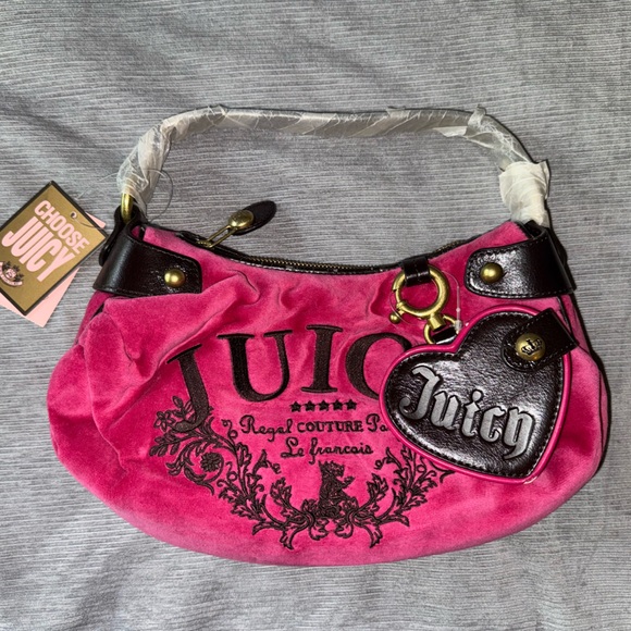 NWT vintage pink Juicy Couture shoulder bag - Picture 1 of 7